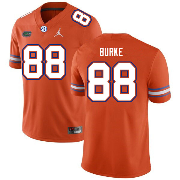 Men #88 Marcus Burke Florida Gators College Football Jerseys Sale-Orange